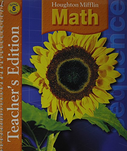 Houghton Mifflin Math [Spiral-bound] Carol Greenes; Matt Larson; Miriam A. Leiva; Jean M. Shaw; Lee Stiff; Bruce Vogeli and Karol Yeatts