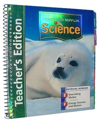 Houghton Mifflin Science Grade Level 1 Physical Science Teacher's Edition [Paperback] Houghton Mifflin Company