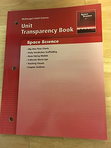 Science Space Science Unit Transparency Book Grades 6-8 Mcdougal Littel