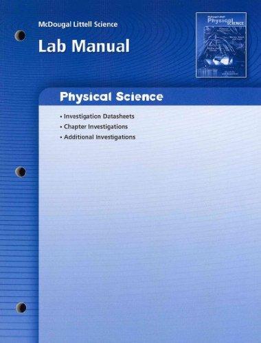 Physical Science, Lab Manual [Paperback] McDougal Littell