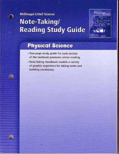 Note-Taking / Reading Study Guide (Middle School Science) [Paperback] ML