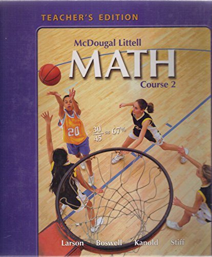 McDougal Littell Math Course 2 Teacher's Edition 0618638210 [Hardcover] Larson