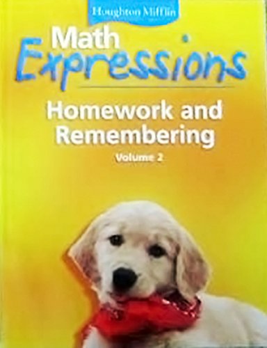Math Expressions Hmewk&Rembr Consm Lk V2