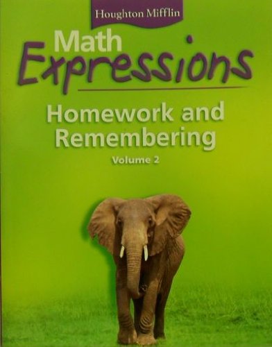 Math Expressions Hmewk&Rembr Consm L3 V2