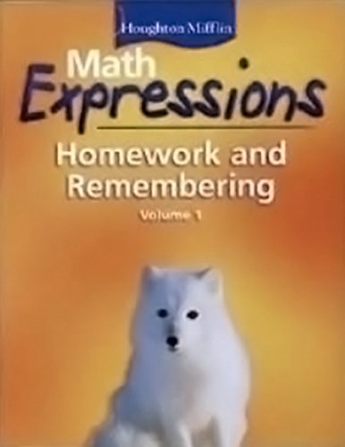 Math Expressions Homework and Remembering (2 volumes) Grade 4