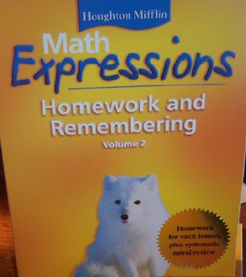 Math Expressions Hmewk&Rembr Consm L4 V2