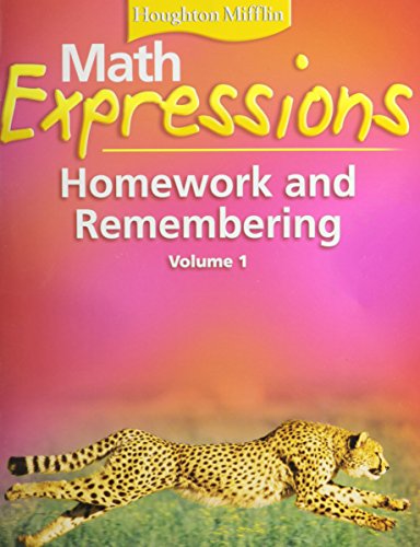 Math Expressions Hmewk&Rembr Consm L5 V1