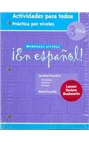 Â¡En espaÃ±ol!: Actividades para todos (Workbook) with Lesson Review Bookmarks Level 3 (Spanish Edition) [Paperback] MCDOUGAL LITTEL