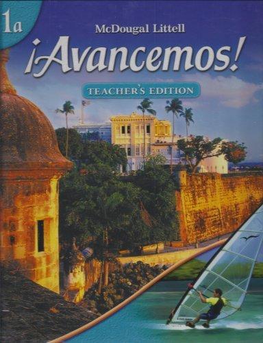 2007 Â¡Avancemos! Teacher's Edition Level 1A