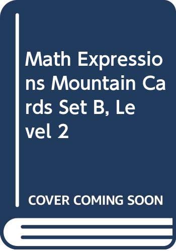 Math Expressions Mountain Cards, Set B Level 2