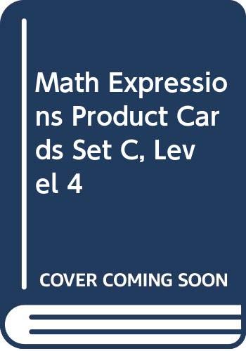 Houghton Mifflin Math Expressions Product Cards, Set C Level 3/4