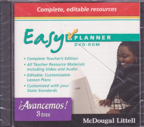 ?Avancemos!: EasyPlanner DVD-ROM Level 3 [DVD Audio] McDougal Littell