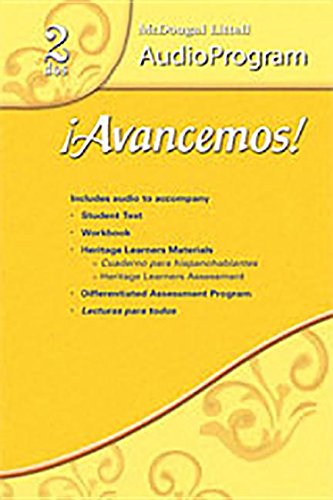 McDougal Littell Ã­Avancemos! Audio CD Program Level 2