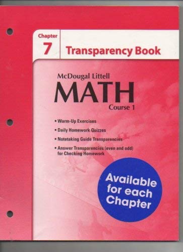 McDougal Littell Math Course 1: Chapter Transparency Book Chapter 7 [Film]
