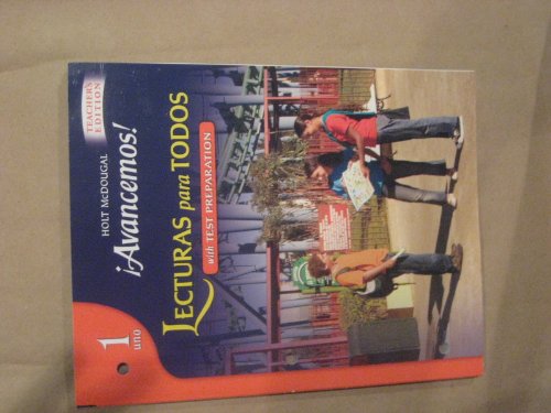 Â¡Avancemos! Lecturas para todos Workbook Teacher's Edition Levels 1A/1B/1
