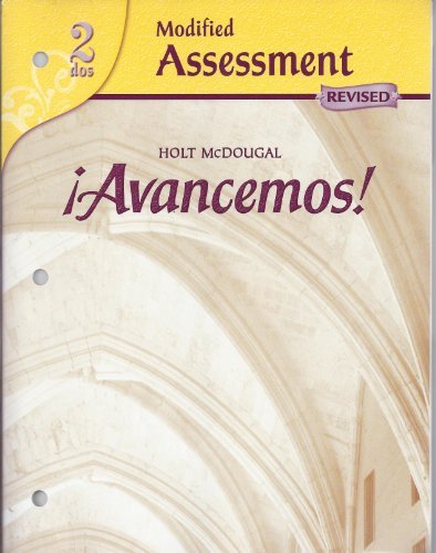 McDougal Littell Ã­Avancemos! Modified Assessment Level 2