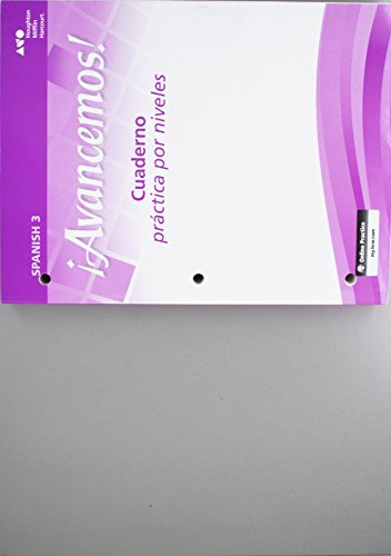 Â¡Avancemos! Cuaderno Practica por niveles Student Edition Level 3