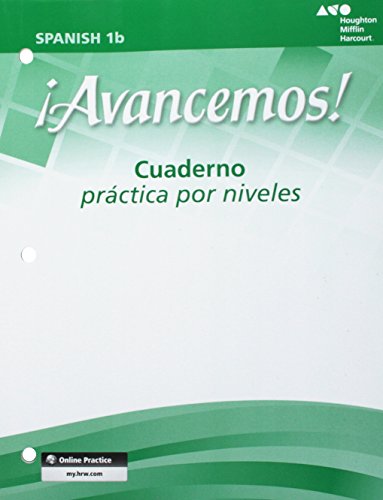 Â¡Avancemos! Cuaderno Practica por niveles Student Edition Level 1B