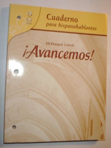 Â¡Avancemos! Cuaderno para hispanohablantes (Student)Level 2