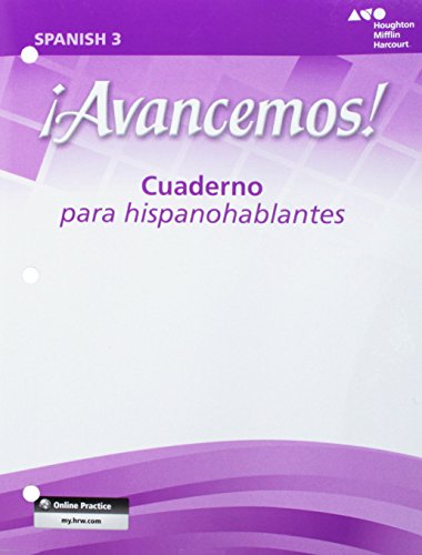 Â¡Avancemos! Cuaderno para hispanohablantes (Student)Level 3