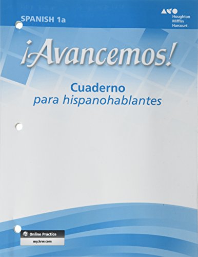 Â¡Avancemos! Cuaderno para hispanohablantes (Student)Level 1A
