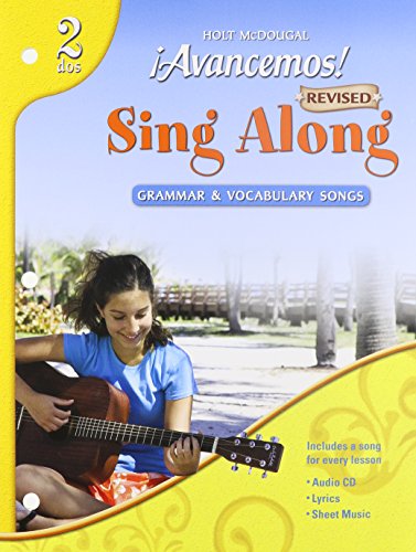 McDougal Littell Ã­Avancemos! Sing-Along Grammar & Vocabulary Songs Audio CDwith Booklet Level 2