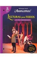 Â¡Avancemos! Lecturas para todos (Student) with Audio CD