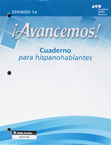 Â¡Avancemos! Cuaderno para hispanohablantes (Student Workbook) with ReviewBookmarks Level 1A