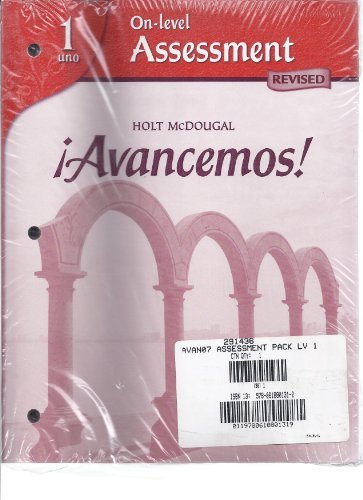 McDougal Littell Ã­Avancemos! Differentiated Assessment Program Levels 1A/1B/1
