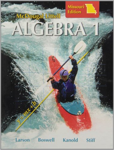 McDougal Littell Algebra 1: Student Edition 2008 [Hardcover] MCDOUGAL LITTEL