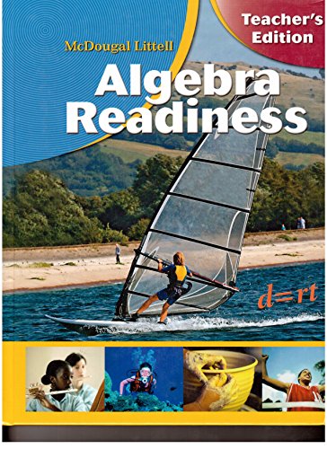 Algebra Readiness: Teacher's Edition Grades 6-8 2008 [Hardcover] McDougal Littell