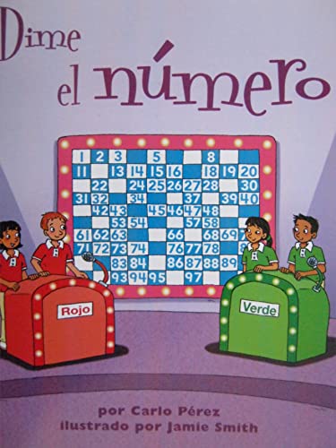 Houghton Mifflin Math Spanish Texas Math Reader; CAC14/TXC15 Dime el n+mero