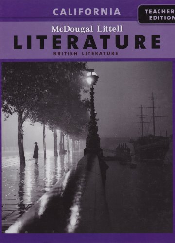 McDougal Littell British Literature California (Teacher's Edition) [Hardcover] McDougal Littell