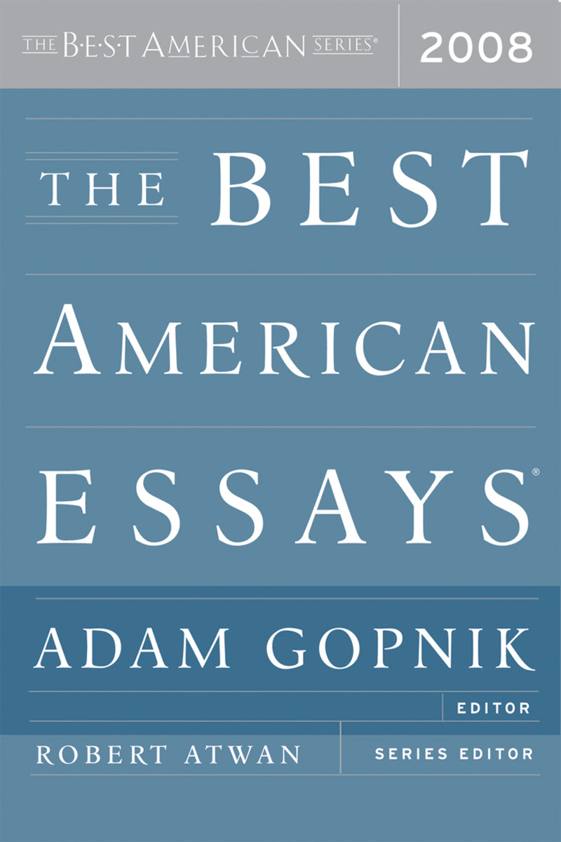 The Best American Essays 2008