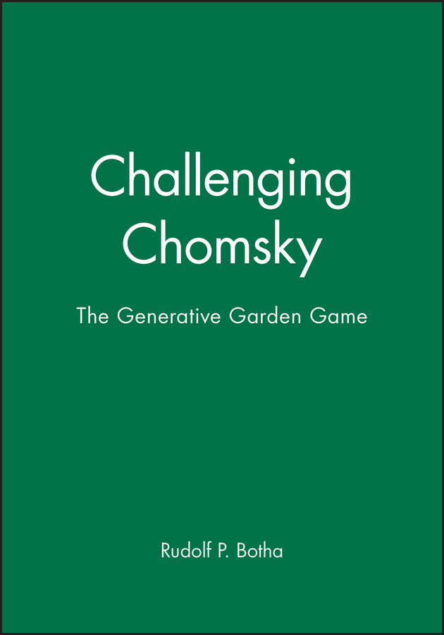 Challenging Chomsky