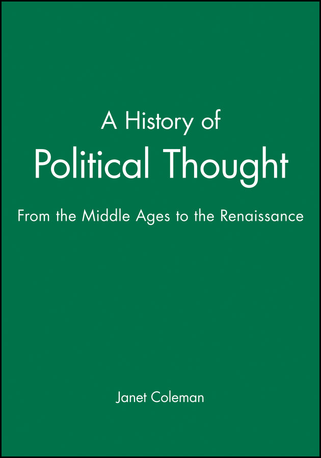 A History of Political Thought
