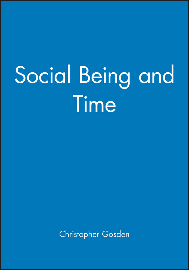 Social Being and Time