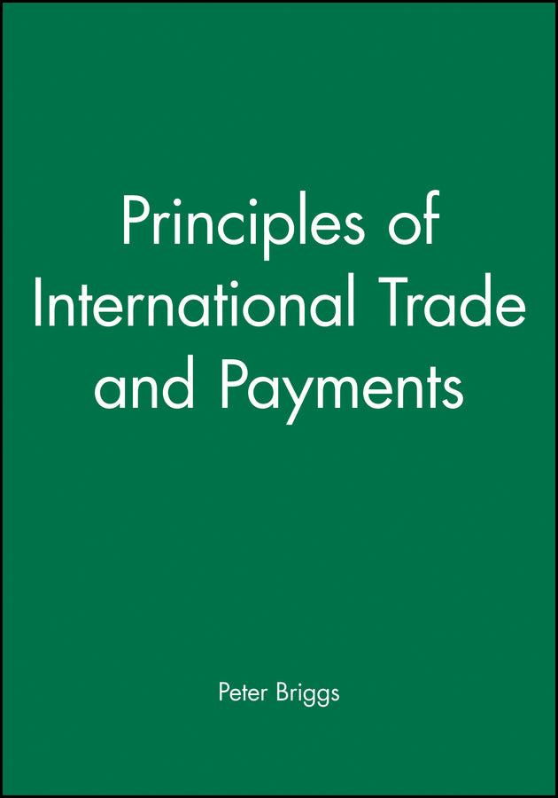 Principles of International Trade and Payments
