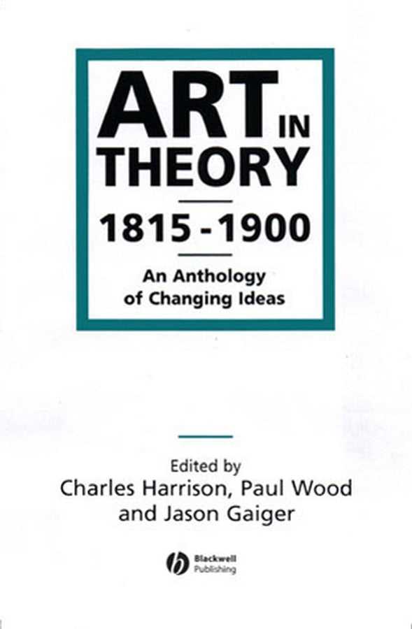 Art in Theory 1815-1900