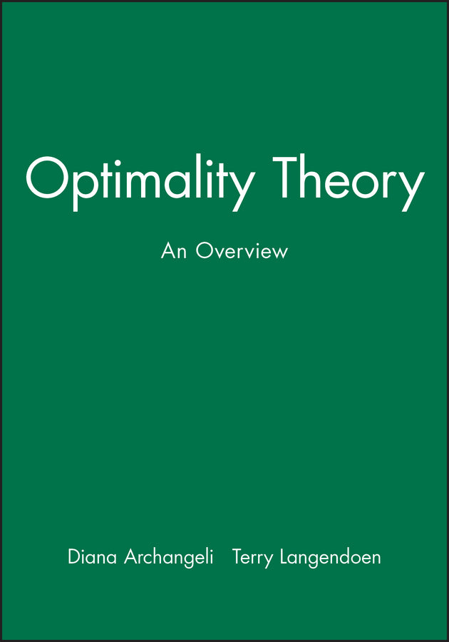 Optimality Theory