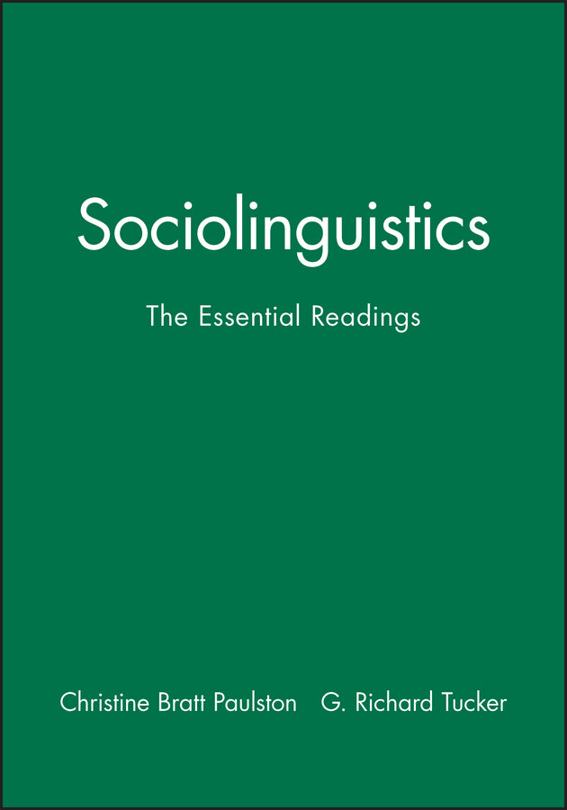 Sociolinguistics