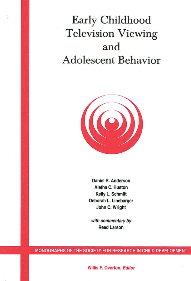 Early Childhood Television Viewing and Adolescent Behavior, Volume 66, Number 1