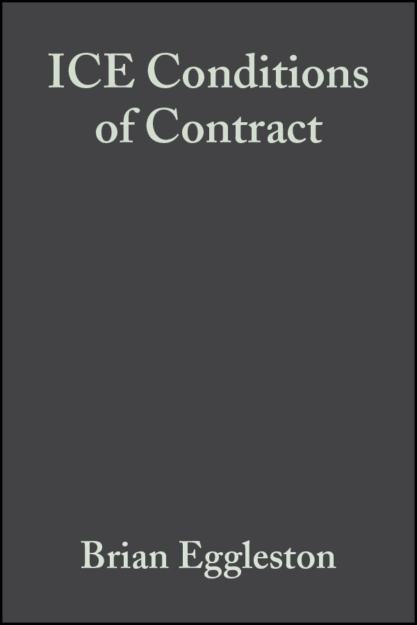 The ICE Conditions of Contract