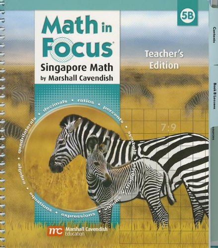 Math in Focus Teacherâ€™s Edition, Book B Grade 5