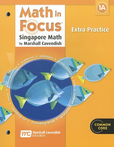 Houghton Mifflin Harcourt Math in Focus Extra Practice Book A Grade 1