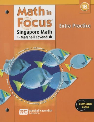 Houghton Mifflin Harcourt Math in Focus Extra Practice Book B Grade 1