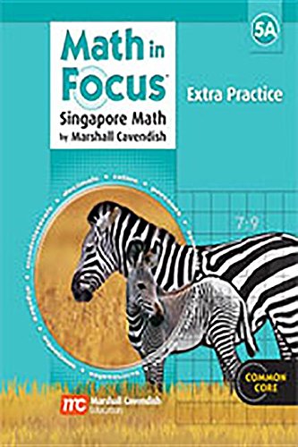 Houghton Mifflin Harcourt Math in Focus Extra Practice Book A Grade 5