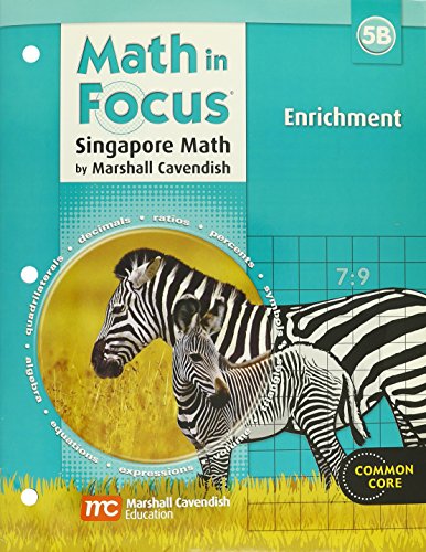 Math in Focus: Singapore Math Enrichment Workbook Grade 5 Book B
