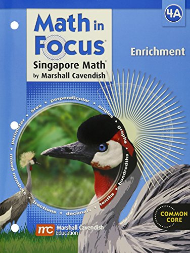 Math in Focus: Singapore Math Enrichment, Book A Grade 4