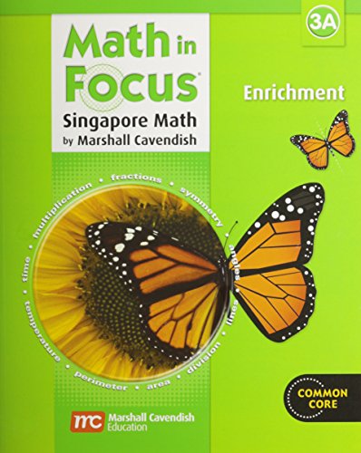 Math in Focus: Singapore Math Enrichment, Book A Grade 3